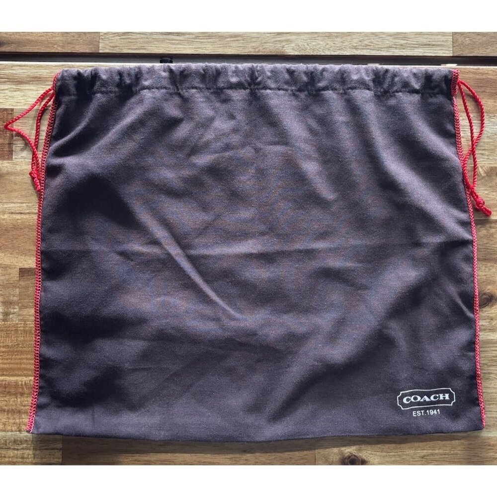 Coach Brown Purse Shoes Handbag‎ Drawstring Cover  Dust Bag